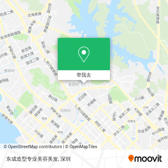 东成造型专业美容美发地图