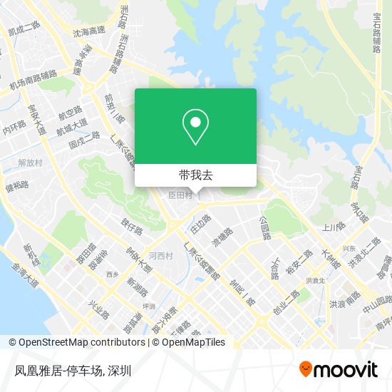 凤凰雅居-停车场地图