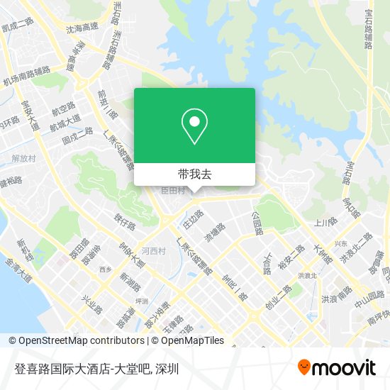 登喜路国际大酒店-大堂吧地图