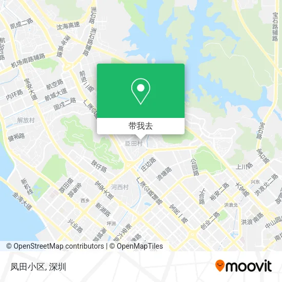 凤田小区地图