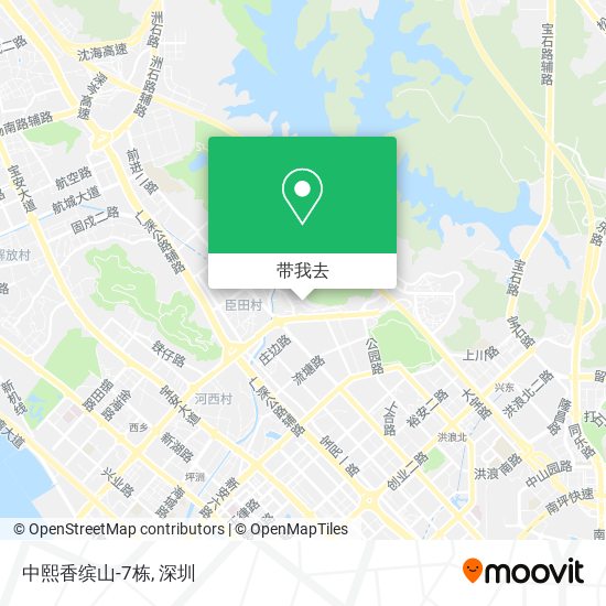 中熙香缤山-7栋地图