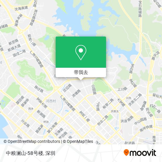 中粮澜山-58号楼地图