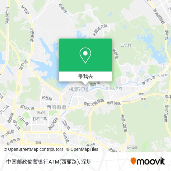中国邮政储蓄银行ATM(西丽路)地图