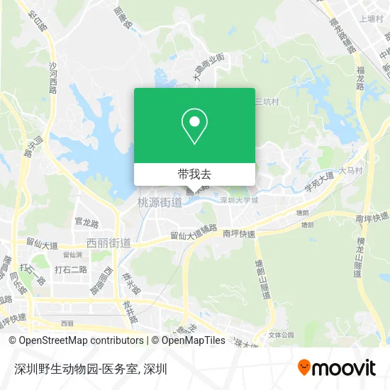 深圳野生动物园-医务室地图