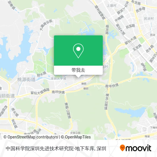 中国科学院深圳先进技术研究院-地下车库地图
