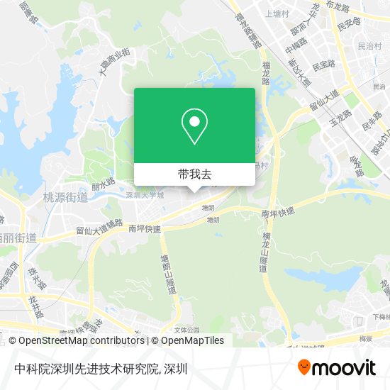中科院深圳先进技术研究院地图