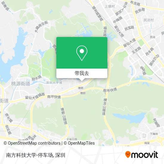 南方科技大学-停车场地图