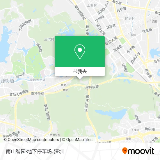 南山智园-地下停车场地图