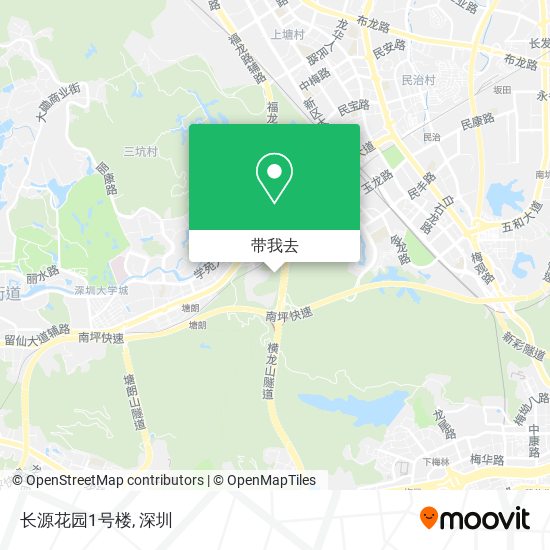 长源花园1号楼地图