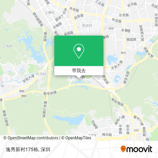 逸秀新村175栋地图