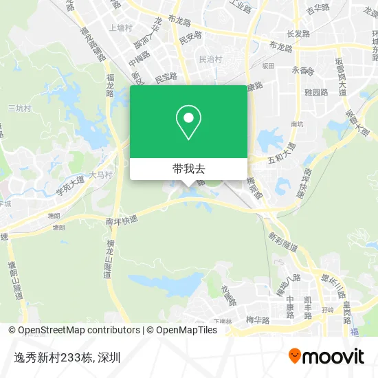 逸秀新村233栋地图