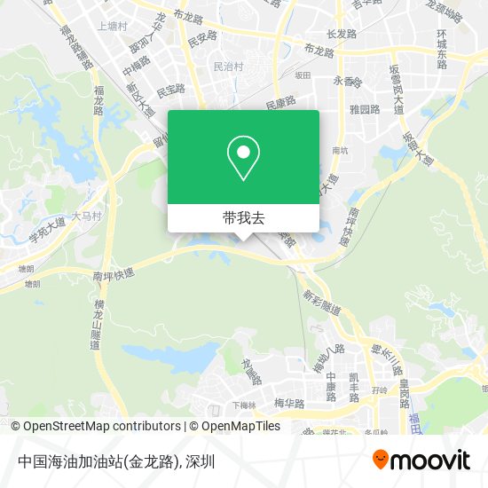 中国海油加油站(金龙路)地图