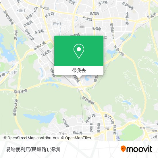 易站便利店(民塘路)地图
