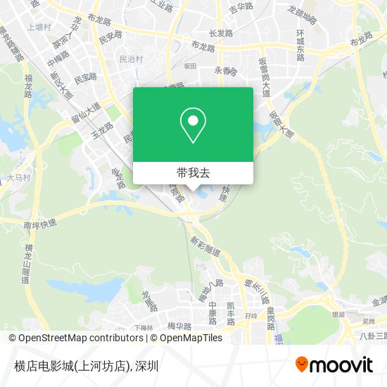 横店电影城(上河坊店)地图
