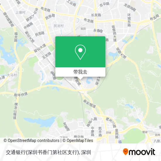 交通银行(深圳书香门第社区支行)地图
