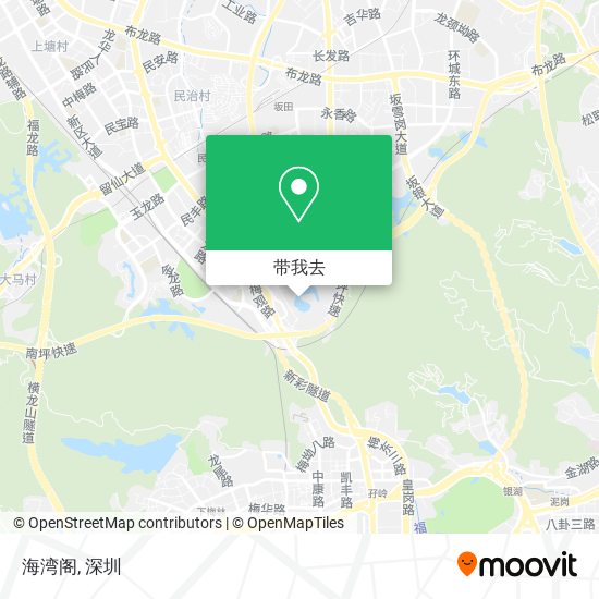 海湾阁地图