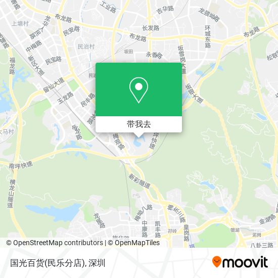 国光百货(民乐分店)地图