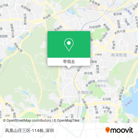 凤凰山庄三区-114栋地图