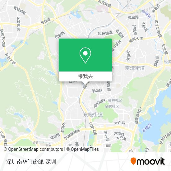 深圳南华门诊部地图