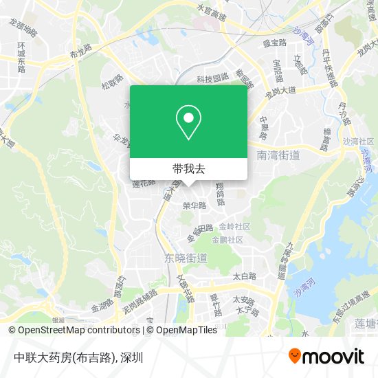 中联大药房(布吉路)地图