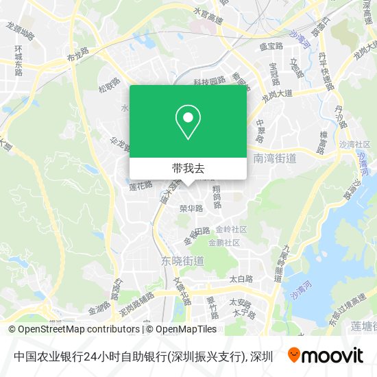 中国农业银行24小时自助银行(深圳振兴支行)地图