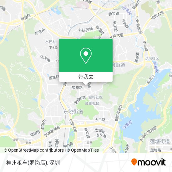 神州租车(罗岗店)地图
