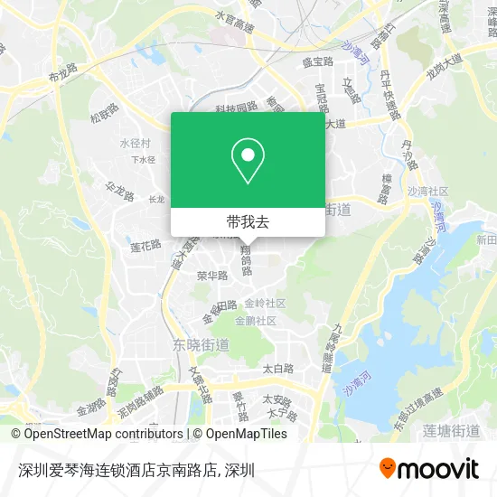 深圳爱琴海连锁酒店京南路店地图