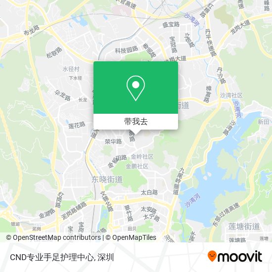 CND专业手足护理中心地图