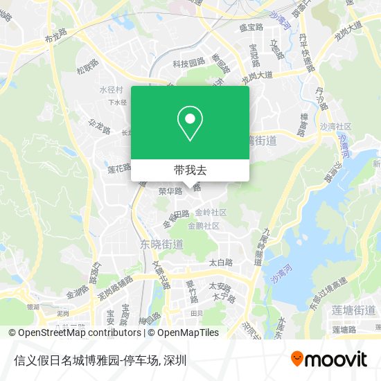 信义假日名城博雅园-停车场地图