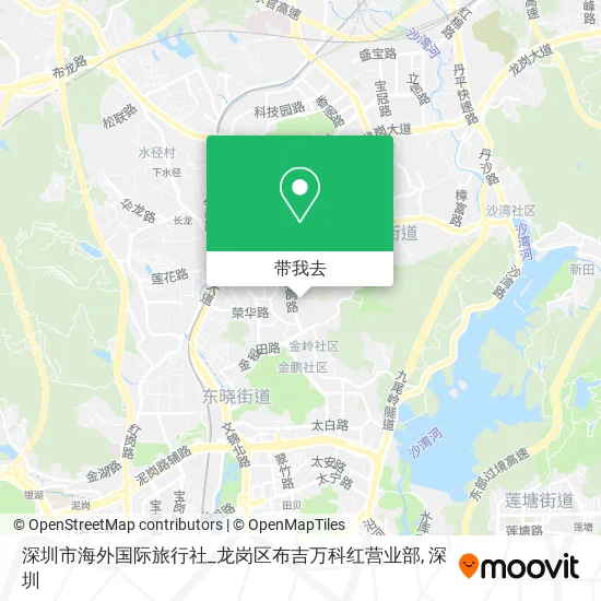 深圳市海外国际旅行社_龙岗区布吉万科红营业部地图
