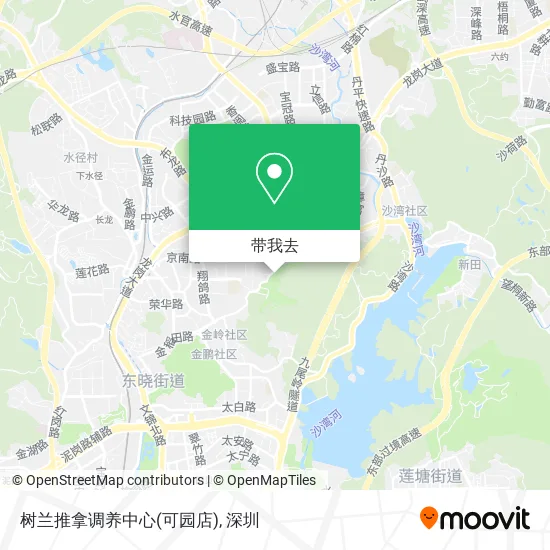 树兰推拿调养中心(可园店)地图