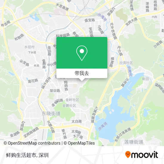 鲜购生活超市地图