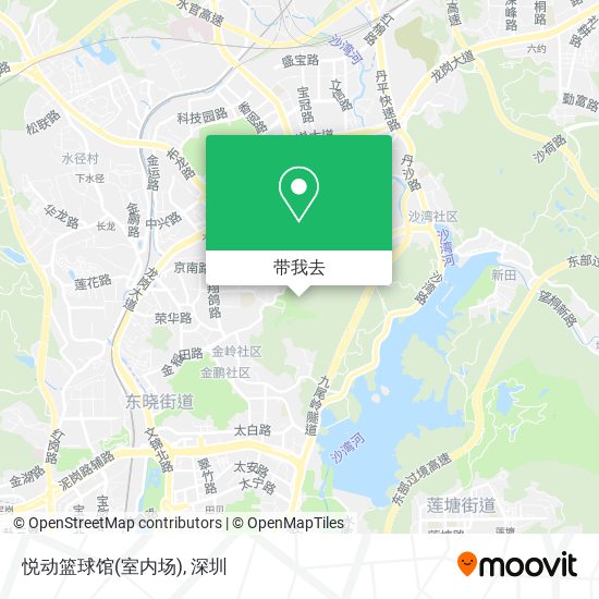 悦动篮球馆(室内场)地图