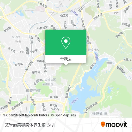 艾米丽美容美体养生馆地图