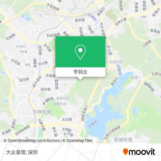 大众菜馆地图