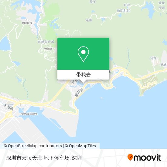深圳市云顶天海-地下停车场地图