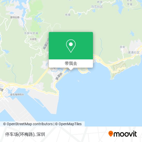 停车场(环梅路)地图