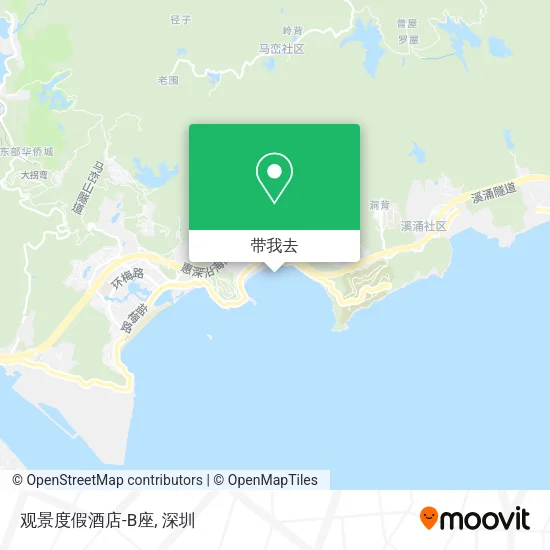 观景度假酒店-B座地图