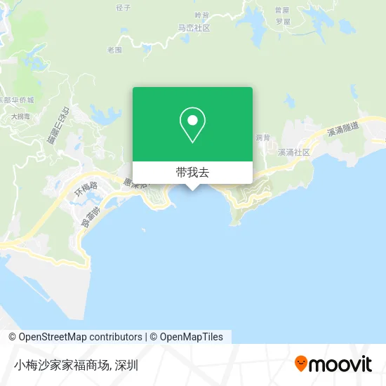小梅沙家家福商场地图