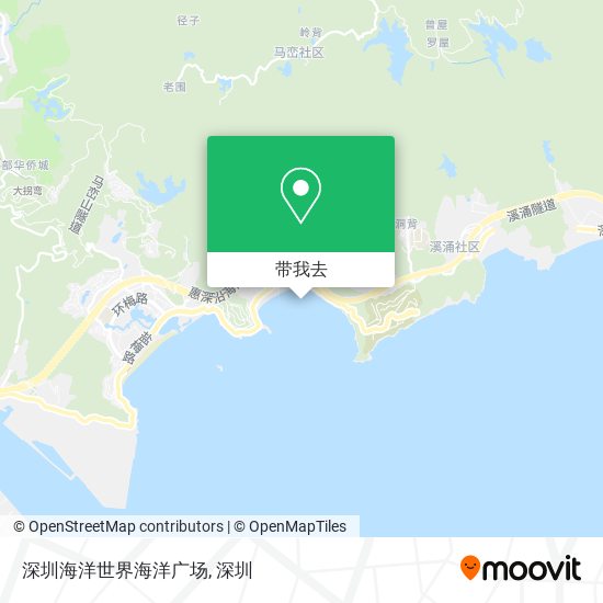 深圳海洋世界海洋广场地图