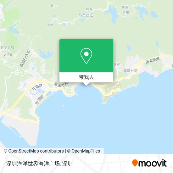深圳海洋世界海洋广场地图