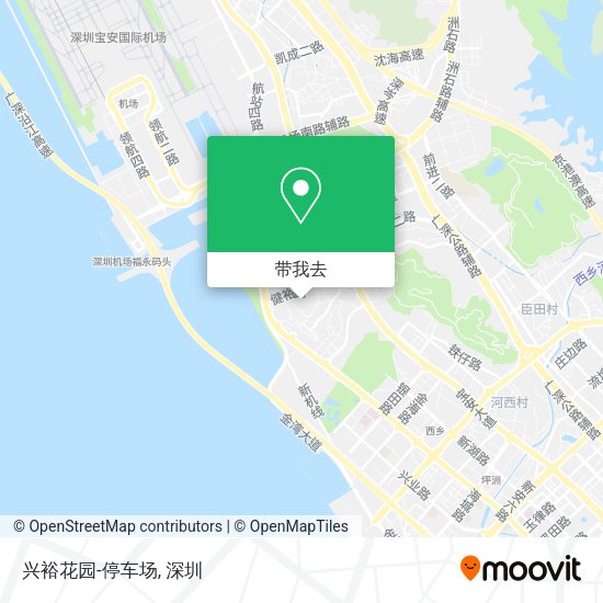 兴裕花园-停车场地图
