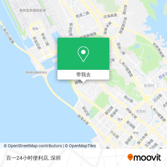 百一24小时便利店地图