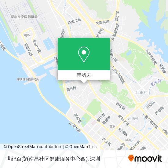 世纪百货(南昌社区健康服务中心西)地图