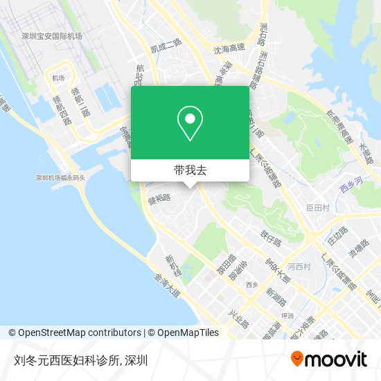 刘冬元西医妇科诊所地图