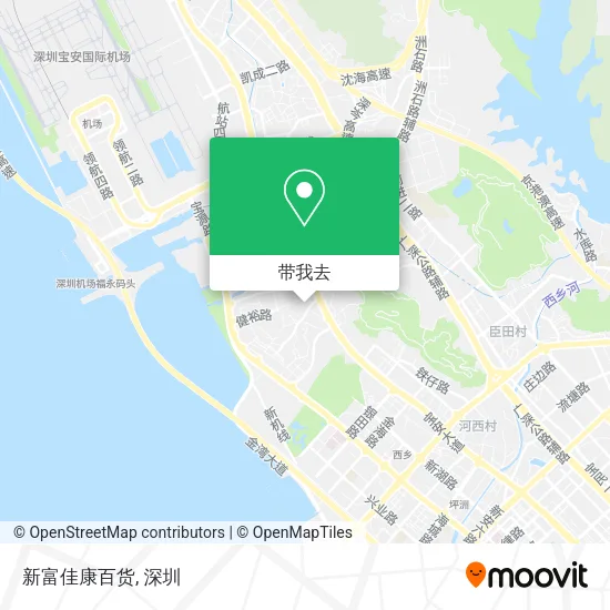 新富佳康百货地图