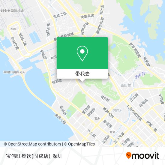 宝伟旺餐饮(固戍店)地图