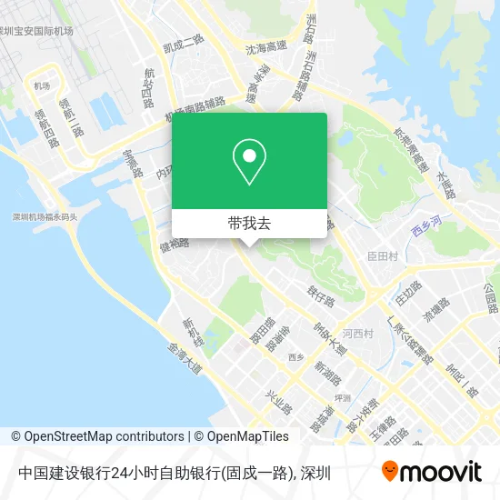 中国建设银行24小时自助银行(固戍一路)地图