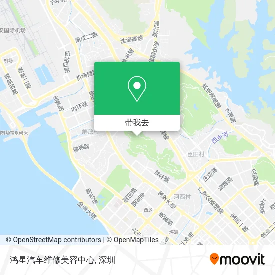 鸿星汽车维修美容中心地图