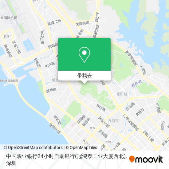 中国农业银行24小时自助银行(冠鸿泰工业大厦西北)地图